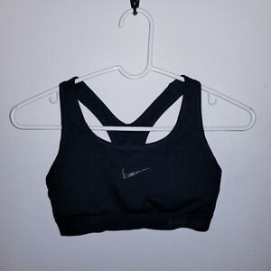 Dri Fit Nike Sports Bra size PS black.